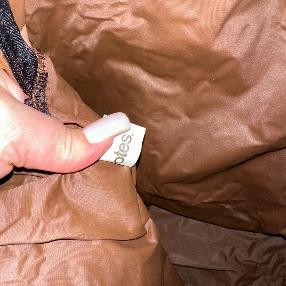 Totes Brown Backpack Quilted Durable Design
